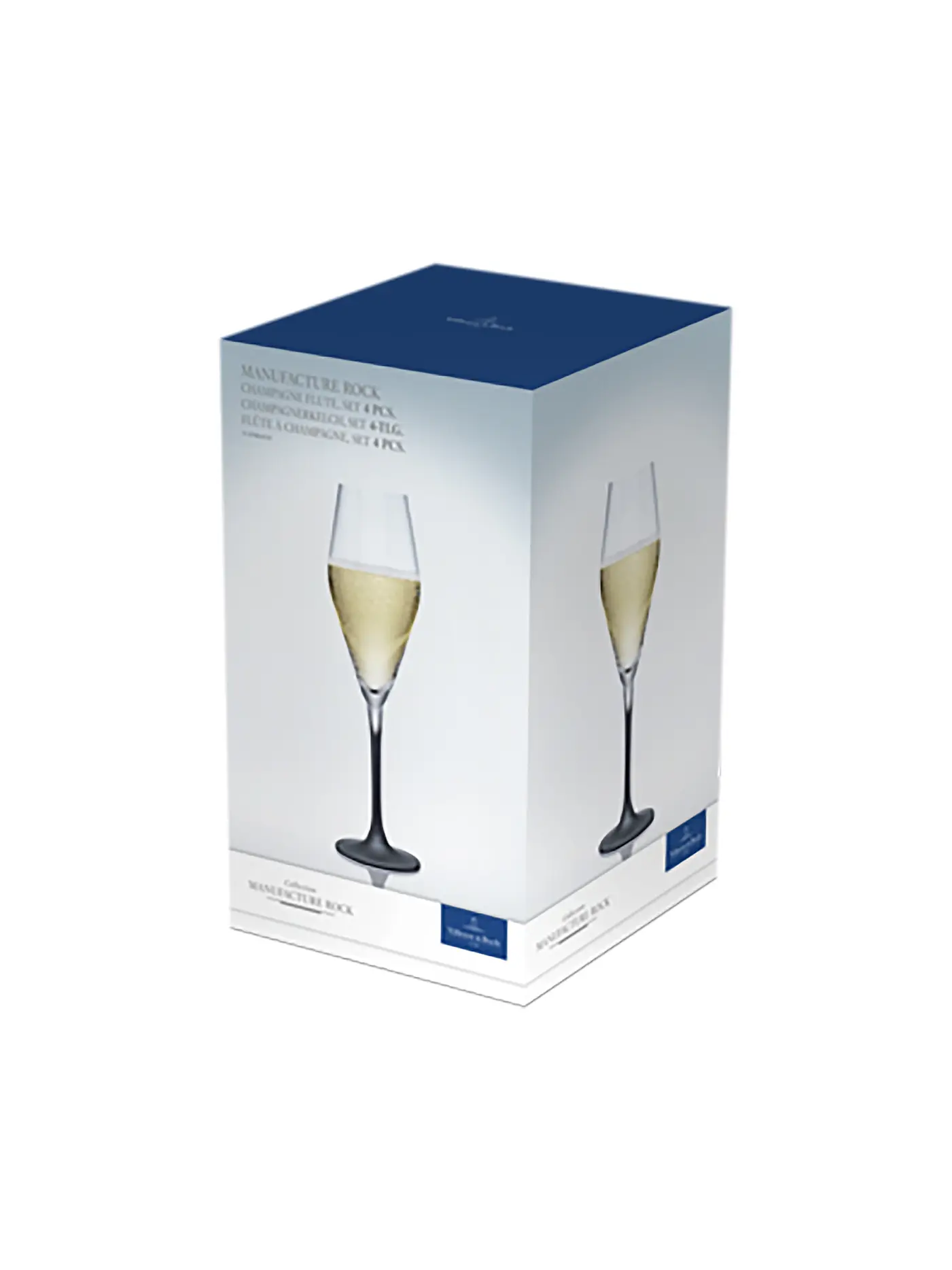 VILLEROY & BOCH | Sektglas 4er Set Manufacture Rock 260 ml | 